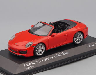 PORSCHE 911 (991.2) Carrera 4s Cabriolet (2017), red