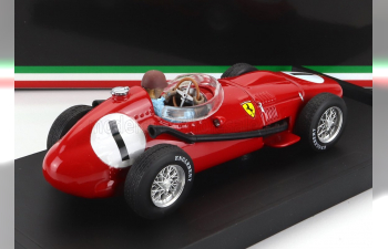 FERRARI F1 Dino 246 N 1 Winner British Gp 1958 P.collins - With Driver Figure, Red