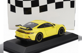 PORSCHE 911 992 Gt3 Coupe (2020) - Black Rims, Yellow