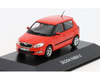 SKODA Fabia II (2010), red