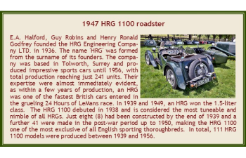 HRG 1100 sport roadster (1947), green