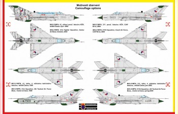 Сборная модель KPM0018 MiG-21-MFN “Fishbed CzAF”