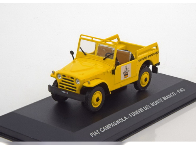 FIAT CAMPAGNOLA 4х4 "FUNIVIE DEL MONTE BIANCO" (1963), Yellow