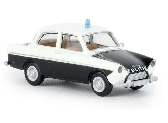 Daf 600 *Police NL*, black/white