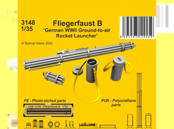 Fliegerfaust B ‘German WWII ground-to-air rocket launcher’