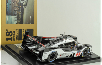 PORSCHE 919 Hybryd 2.0L Turbo Team Porsche #2 Winner 24h Le Mans R.Dumas-N.Jani-M.Lieb 18th Overall Victory (2016), white / black / red