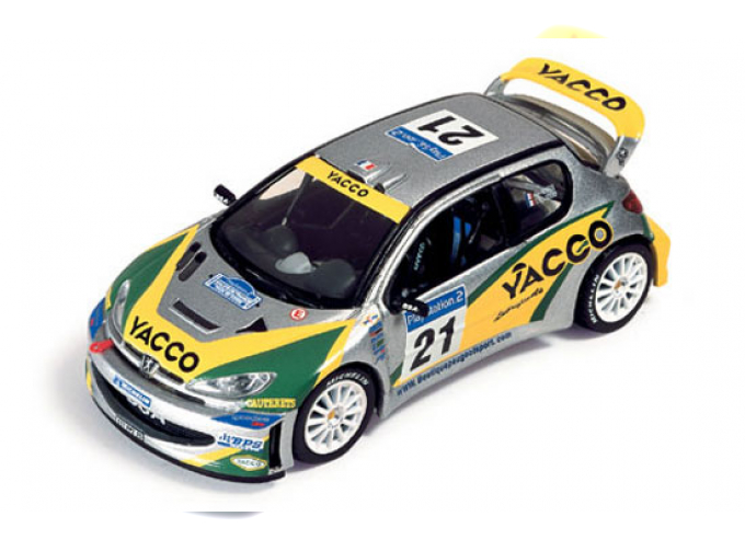 PEUGEOT 206 WRC No.21 "Yacco" A.Bengue-C.Escudero French Rally Champion 2003 