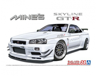 Сборная модель Nissan Skyline GT-R Mines BNR34 02