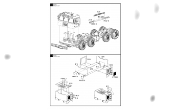 Сборная модель Russian 9K720 Iskander-M Tactical ballistic missile MZKT chassis pre-painting Kit