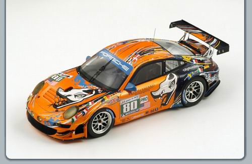 PORSCHE 997 GT3 RSR Flying Lizard 80 LM 2011J. Bergmeister - P. Long - L. Luhr, orange