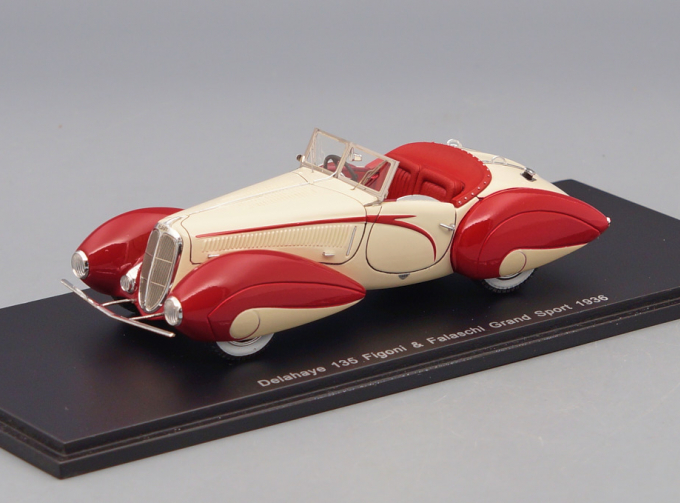 DELAHAYE 135 Figoni Falaschi Grand Sport (1936), white / red