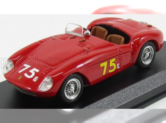 FERRARI 500 Mondial Spider Ch.0438 N75 Winner Em Santa Barbara S+1.5 (1955) B.Pringle , red