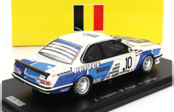 BMW 6-series 635 Csi Team Hartge Motorsport №10 24h Spa (1983) Z.Vojteck - B.enge - H.Hartge, White Light Blue