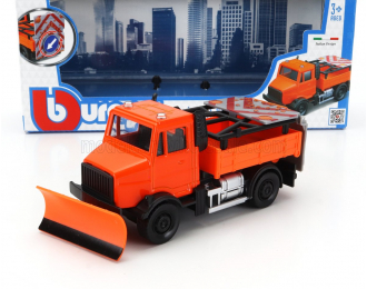 TRUCK Road Security Spazzaneve Snowplough And Signal Board 2-assi (2010), Orange