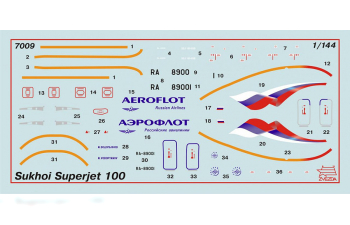 Сборная модель Сухой SuperJet 100