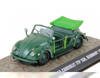 VOLKSWAGEN Beetle Hebmuller Cabriolet Typ 18A Germany (1948), green