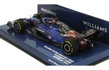 WILLIAMS F1 Fw45 Team Williams Racing Gulf №23 Austin Usa Gp (2023) Alexander Albon, Blue Black