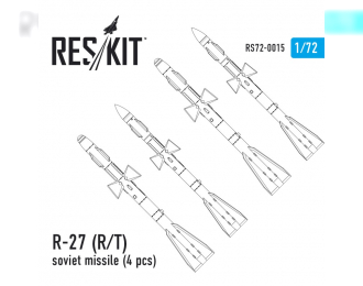 Р-27 (Р,T) советская ракета (4 шт.) (МиГ-29, Су-27/30/32/33/35/37)