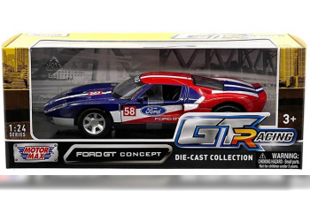 FORD Gt №58 Racing (2004), Blue White Red