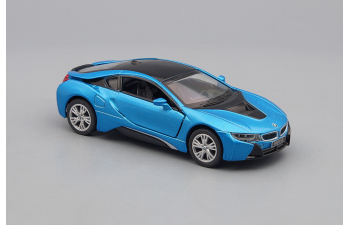 BMW i8, blue / black