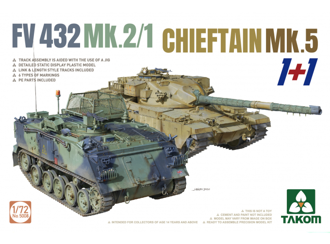 Сборная модель FV432 Mk.2/1+Chieftain Mk. 5