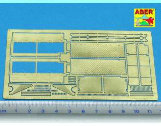 Фототравление для Back fenders for all models of Panzers IV