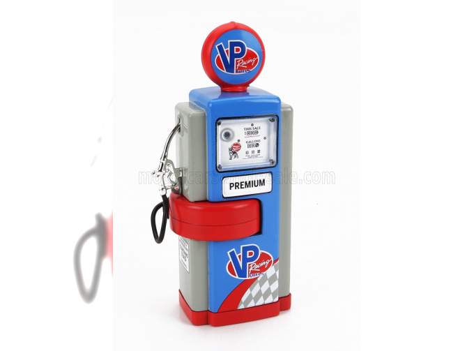 ACCESSORIES POMPA BENZINA - WAYNE 100-A GAS PUMP VP RACING FUEL GASOLINE (1948), BLUE WHITE