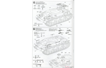 Сборная модель German Tank Panzerkampfwagen IV Ausf.G Early Production & Motorcycle Set "Eastern Front"