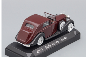 ROLLS ROYCE Coupe, dark red / black