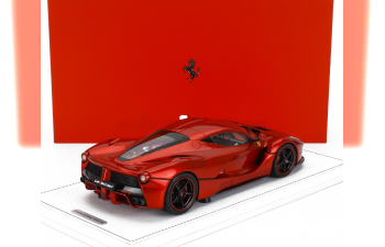 FERRARI Laferrari (2013) - One Off Special Personal Car Lewis Hamilton - Con Vetrina - With Showcase, Red Met