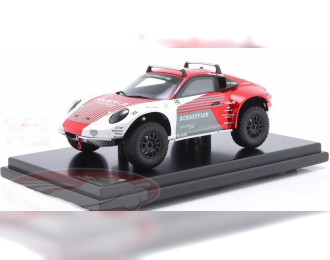 PORSCHE 911 (992) Offroad "Edith" (2023), white / red