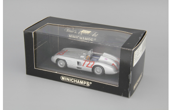 MERCEDES-BENZ 300 SLR Mille Miglia S.Moss / D.Jenkinson #722 (1955), silver