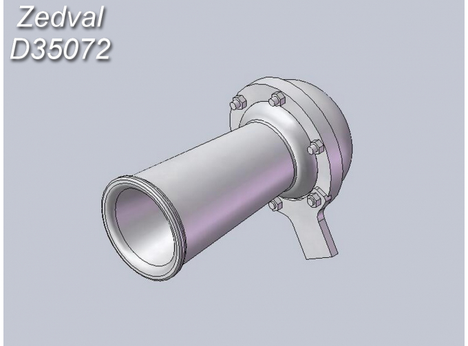 Звуковой сигнал прямой для Т-34, Су-100, ИСУ-152 (3D print)