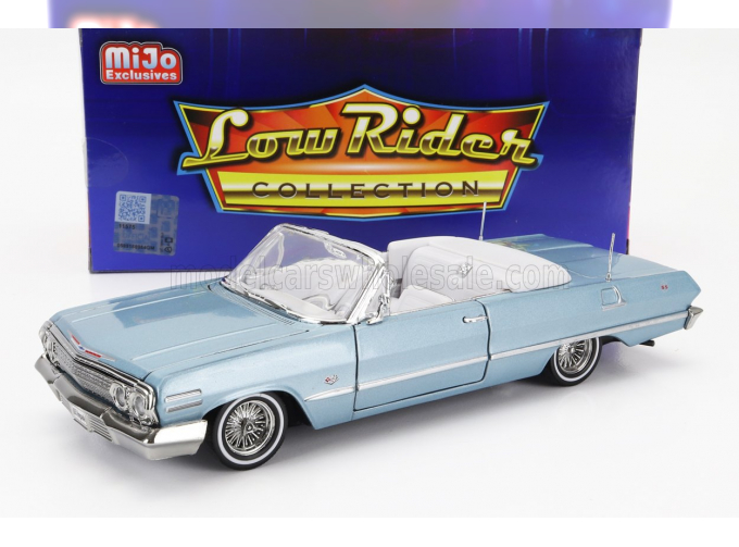 CHEVROLET Impala Cabriolet Open Low Rider (1963), Light Blue Met