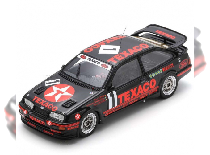 FORD Sierra Rs500 Cosworth Team Texaco Racing №1 2nd 24h Spa (1988) Klaus Ludwig - Thierry Boutsen - Gianfranco Brancatelli, Black Red