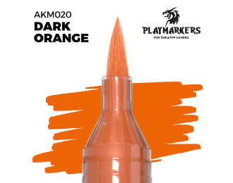 Маркер акриловый PLAYMARKER - Тёмно-оранжевый / DARK ORANGE – PLAYMARKER