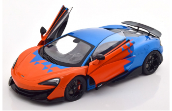 MCLAREN 600 LT (2019), orange/blaumetallic