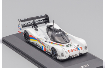 PEUGEOT 905 EV1 G.Brabham-C.Bouchut-E.Helary #3 winner Le Mans (1993), white