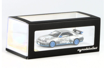 NISSAN Skyline GT-R R34 25gt Turbo White Queen, silver