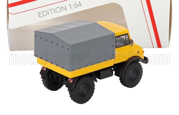 MERCEDES-BENZ Unimog U406 Truck Telonato (1966), Yellow Grey