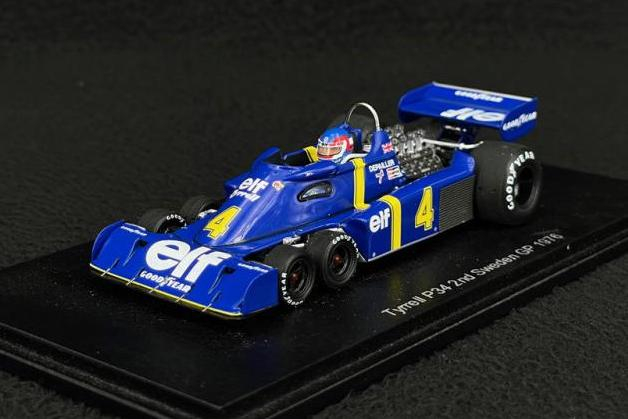 TYRRELL F1 P34 ELF 6-WHEELS №4 2nd Sweden GP (1976) Patrick Depailler