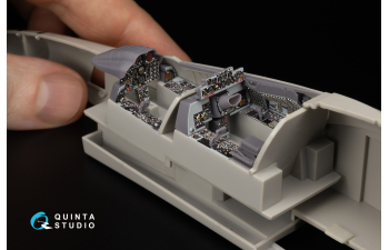 3D Декаль интерьера кабины RF-4C Phantom II (late без DMAS) (Hasegawa) (малая версия) (с 3D-печатными деталями)
