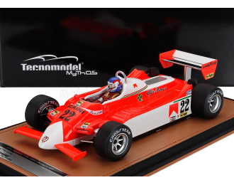 ALFA ROMEO F1 179 №22 Monaco Gp (with Pilot Figure) Patrick Depailler (1980),  White Red