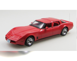 CHEVROLET Corvette America 4 door sedan - closed roof (1980), red