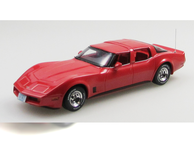 CHEVROLET Corvette America 4 door sedan - closed roof (1980), red