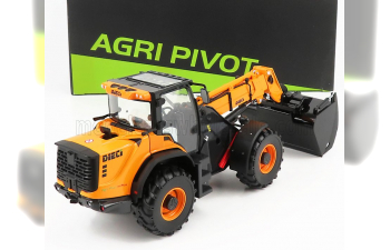 DIECI T90 Plus Agri Pivot Ruspa Gommata (2010) - Tractor Scraper, Yellow Black