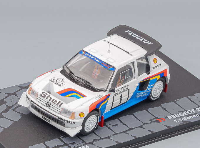 PEUGEOT 205 T16 E2 #1 T.Salonen - S.Harjanne, white