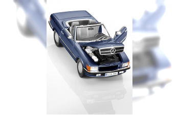 MERCEDES-BENZ 300SL R107 (1985-1989), blue nautik