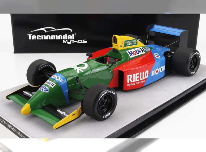 BENETTON F1 B190 Ford №0 Press Version Season (1990), Green Red Blue