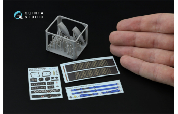 3D Декаль интерьера кабины Ford GT40 Mark II (Fujimi) (с 3D-печатными деталями)